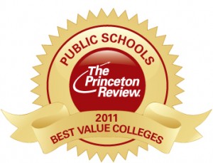 TCNJ named to Princeton Review&#8217;s list of 50 &#8220;Best Value&#8221; Public Colleges for 2011