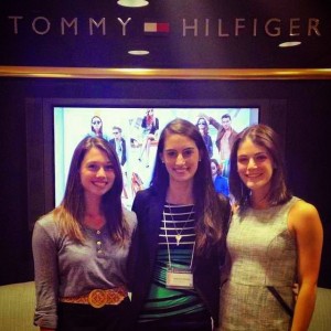 Jenna Nerger, Stephanie Menakis, and Tracy Kaplan at Tommy Hilfiger Headquarters in NYC. 