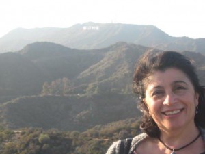 Rosa Zagari-Marinzoli, in the Hollywood hills. 