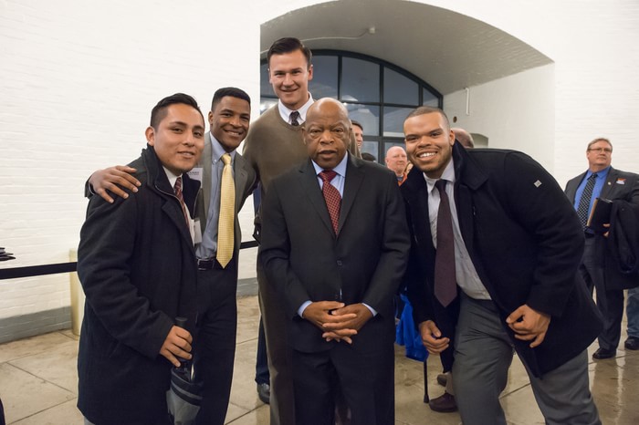 TCNJ networkers meet U.S. Rep. John Lewis (D-Georgia)