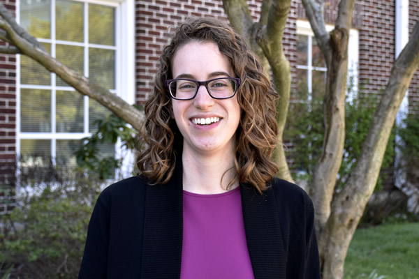 Rebecca Santorella, a national Goldwater Scholar in this year's competition. Photo by Matt Winkel.