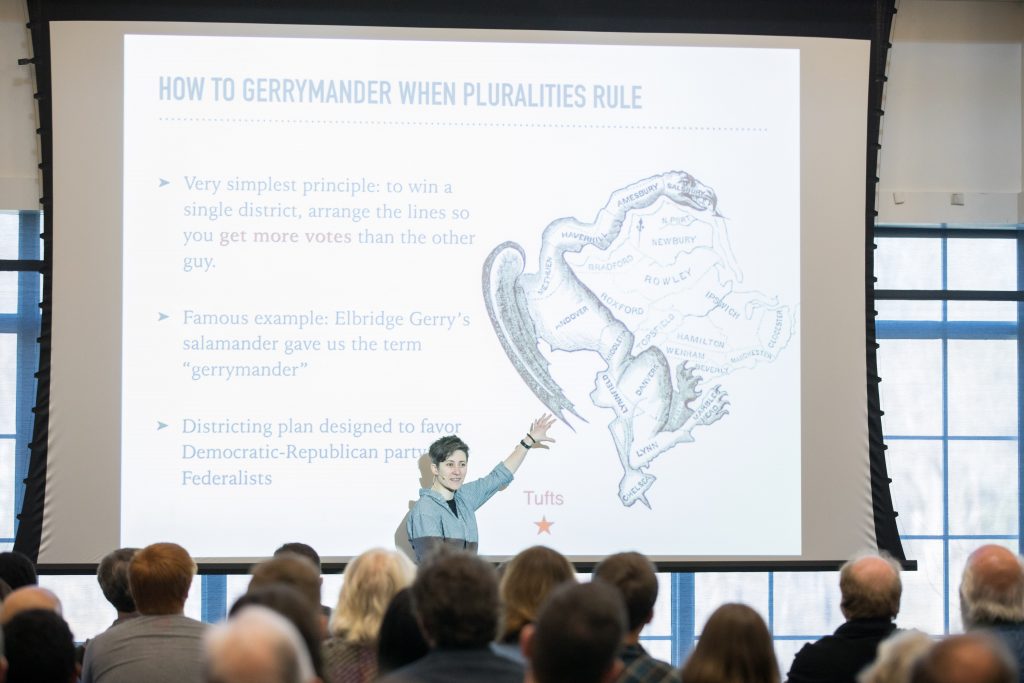 Tufts professor gets geometrical about gerrymandering