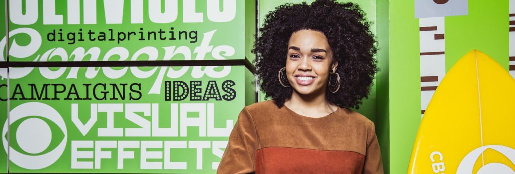 Sorraya Brashear-Evans ’16 broadcasts her digital design skills for CBS New York