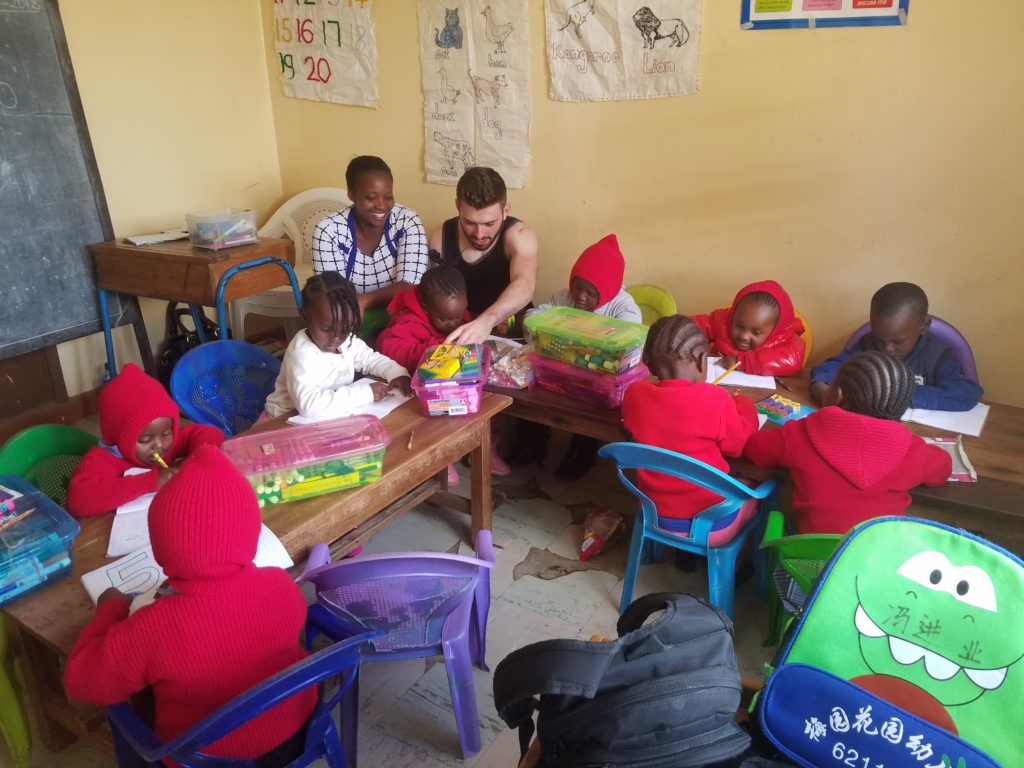 Routine meetings with a favorite professor land Caleb Septoff in Kenya