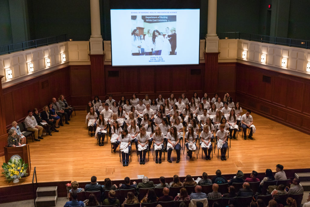 White Coat Ceremony marks first professional milestone for nursing students