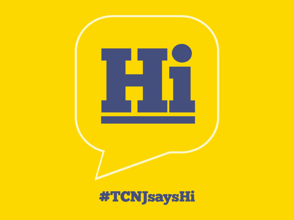 College launches #TCNJsaysHi Instagram challenge