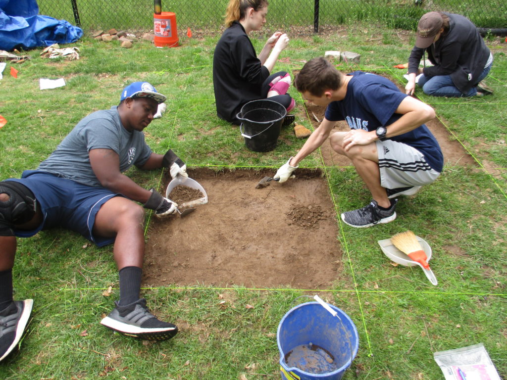 TCNJ students dig on-campus archaeology opportunity