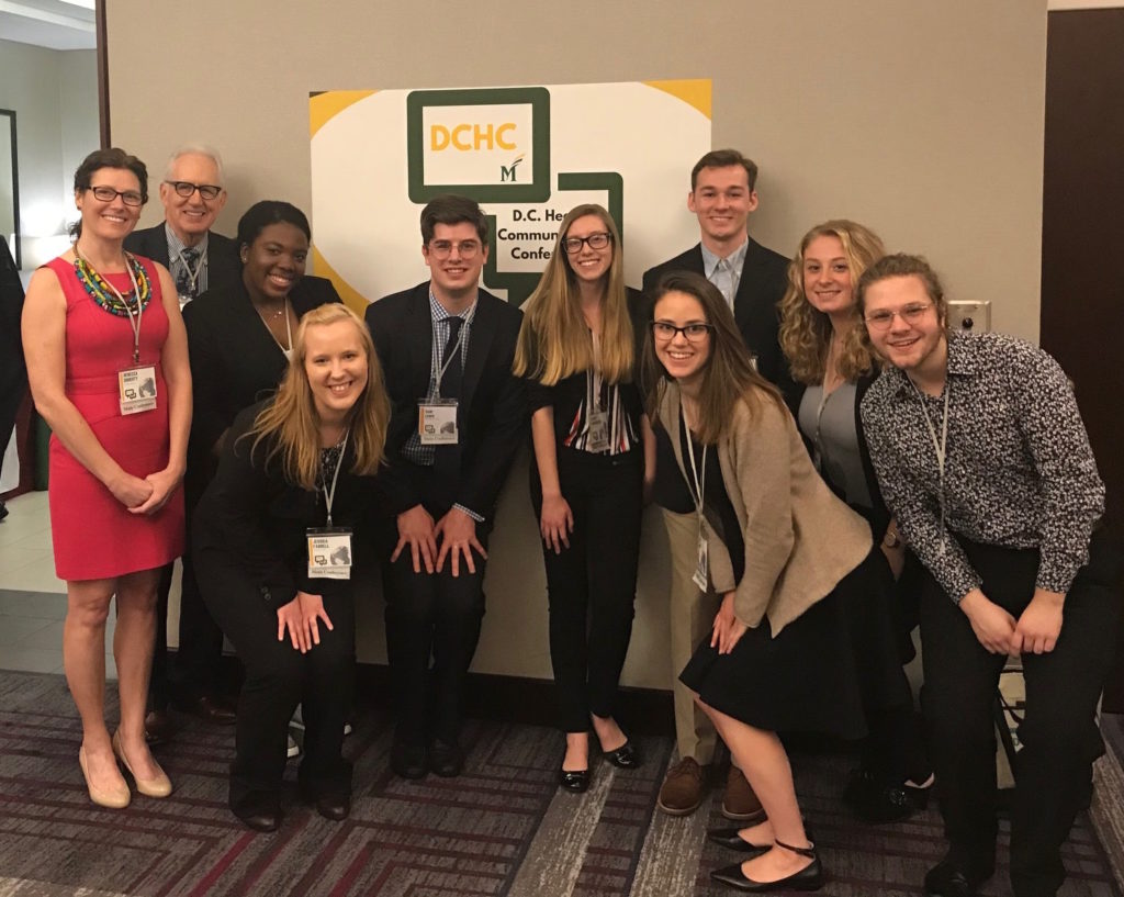 TCNJ communication studies students break records at D.C. Health Conference