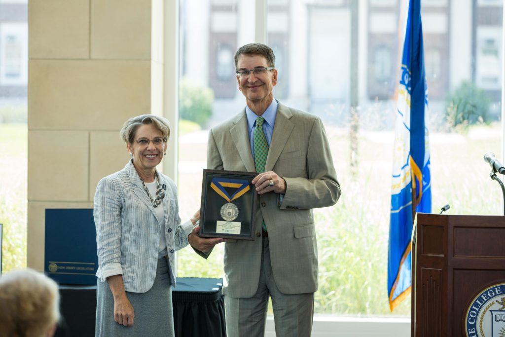 TCNJ honors longtime STEM donor John Martinson