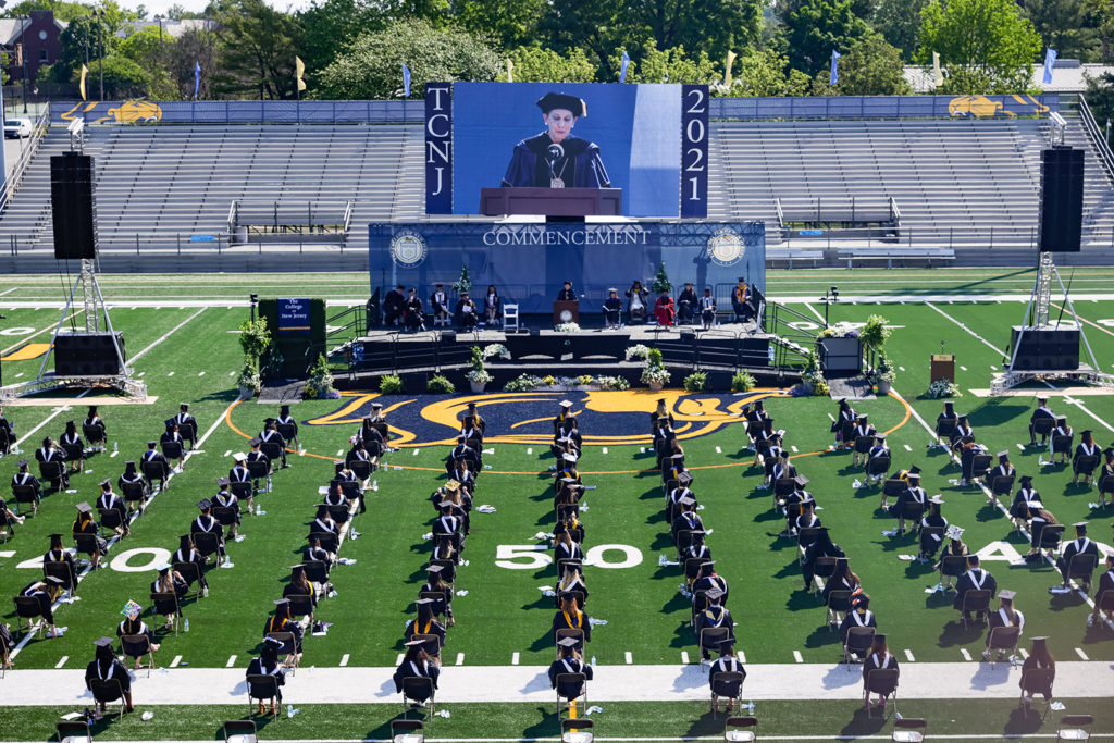 TCNJ hosts commencement for Class of 2021