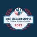 TCNJ recognized as a 2022 ALL IN Most Engaged Campus for college student voting 
