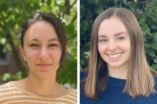 Two seniors earn recognition from the National Science Foundation Graduate Research Fellowship Program