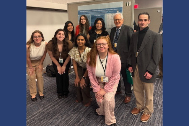 Pollock and student presenters at DCHC 2025
