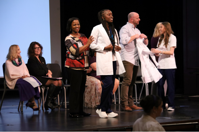 TCNJ nursing students begin clinical journey with White Coat Ceremony